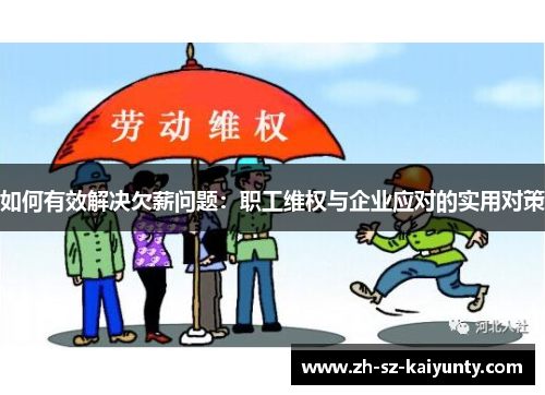 如何有效解决欠薪问题:职工维权与企业应对的实用对策